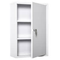 Wall-Mounted Medicine Storage 3 Tier Lockable First Aid Unit Bathroom Organizer