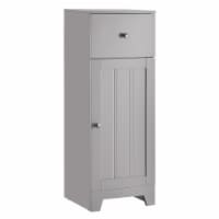 Bathroom Storage Cabinet Unit with 1 Drawer, 1 Door and Adjustable Shelf