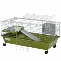 35 Guinea Pig, Hamster, & Chinchilla House Cage w/ Food Dish, Wheels, & Bottle