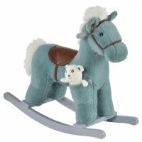 Children Riding Rocking Horse Toy w/ Fun Realistic Sounds & Storage Bag