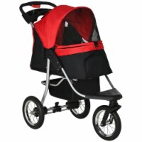 Puppy & Kitten Outdoor Travel Pet Carrier w/ Zippered Mesh Window/Door, Red