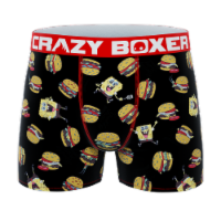 Crazyboxer Spongebob Burger Box Men's Boxer Briefs Perspective: Main