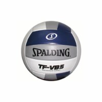 Spalding WC721748 TF-VB5 Volleyball with Gold Leather Orange & White Perspective: Main