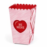 Big Dot of Happiness Valentine's Day Conversation Hearts Party Favor Popcorn Boxes 12 Ct