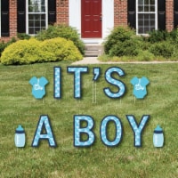 Big Dot of Happiness It's A Boy - Lawn Decor Baby Shower and Baby Announcement Yard Signs