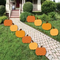 Big Dot of Happiness Pumpkin Patch - Lawn Decoration Signs - Outdoor Party Yard Decor 10 Pc