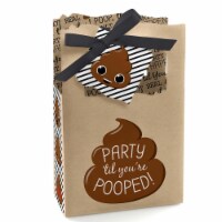 Big Dot of Happiness Party 'Til You're Pooped - Poop Emoji Party Favor Boxes - Set of 12