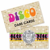 Big Dot of Happiness 70's Disco - 1970's Disco Fever Party Game Scratch Off Dare Cards 22 Ct