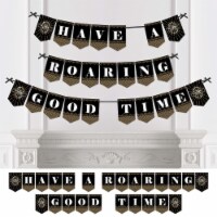 Big Dot of Happiness Roaring 20's - 1920s Jazz Party Bunting Banner Have A Roaring Good Time