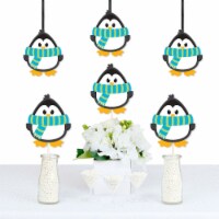Big Dot of Happiness Holly Jolly Penguin - Decor Holiday & Christmas Party Essentials 20 Ct