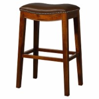 Elmo Bonded Leather Bar Stool - Brown
