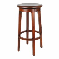 Foxy Mahogany Swivel Bar Stool