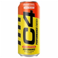 C4 Performance Energy® Carbonated Orange Slice Energy Drink Perspective: Main