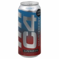 C4 Superbrain Freedom Ice Zero Sugar Smart Energy Drink Perspective: Main