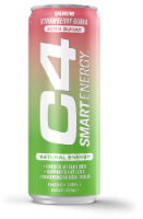 C4 Smart Energy Sparkling Strawberry Guava Energy Drink Perspective: Main