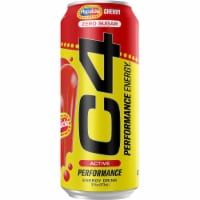 C4 Performance Cherry Popsicle Energy Drink Can Perspective: Main