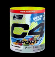 C4® Sport Hawaiian Punch Fruit Juicy Red Pre-Workout Powder Perspective: Main