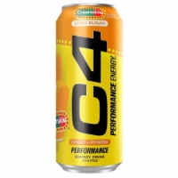 C4 Performance Creamsicle Energy Drink Can Perspective: Main