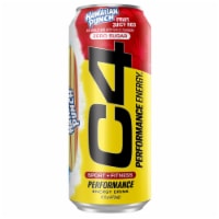 C4 Performance Hawaiian Punch Energy Drink Can Perspective: Main
