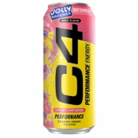 C4 Performance Jolly Watermelon Energy Drink Can Perspective: Main