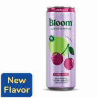 Bloom Cherry Lime + Prebiotics Sparkling Energy Drink Can Perspective: Main