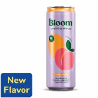 Bloom Peach Mango + Prebiotics Sparkling Energy Drink Can Perspective: Main