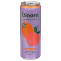 Bloom Peach Mango + Prebiotics Sparkling Energy Drink Can Perspective: Main