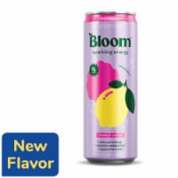 Bloom Raspberry Lemon + Prebiotics Sparkling Energy Drink Can Perspective: Main