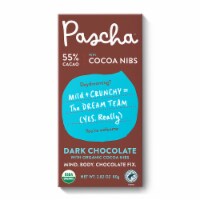Pascha Organic Vegan Dark Chocolate 55% Cacao & Cocoa Nibs