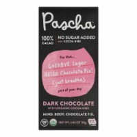 Pascha Organic 100% Cacao Dark Chocolate Bar