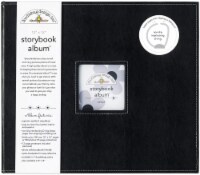 Doodlebug Storybook D-Ring Album 12 X12 -Beetle Black