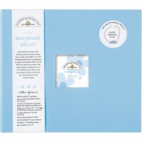 Doodlebug Storybook D-Ring Album 12 X12 -Bubble Blue