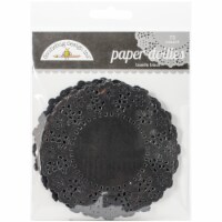 Doodlebug Doilies 4.5  75/Pkg-Beetle Black