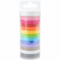 Doodlebug Monochromatic Washi Tape 8mmx12yds 12/Pkg-Stripe
