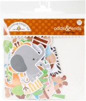 Doodlebug Odds & Ends Die-Cuts  -At The Zoo, 73/Pkg