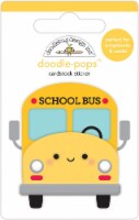 Doodlebug Doodle-Pops 3D Stickers-School Bus, School Days