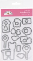 Doodlebug DC6649 Party Animal, Hey Cupcake Doodlebug Doodle Cuts Dies