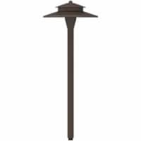 Elitco Lighting P804 24 x 9 in. Brass Outdoor Path Light, Brass, Gold & Yellow