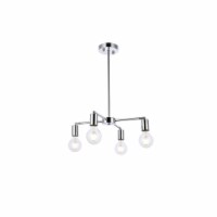 Cairo 4 lights chrome pendant