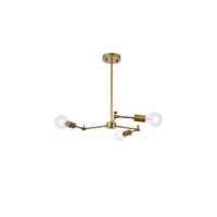 Furlong 3 lights brass pendant