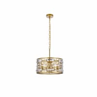Kennedy 16.5 inch pendant in brass