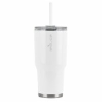 ALBOR Insulated Tumbler - 30 oz w/ Handle, 2 Lids, 2 Straw, Brush & Storage  Bag - Black, 30 Oz - Gerbes Super Markets