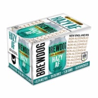 BrewDog Hazy AF New England Style Hazy Non-Alcoholic Craft Beer Perspective: Main