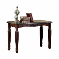 Benjara Brampton 18  Traditional Solid Wood Sofa Table in Espresso