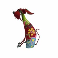 Benzara Metal Dog Sculpture Decor
