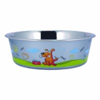 Multi Print Stainless Steel Dog Bowl By Bella N Chaser