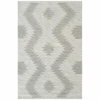 Dynamic Rugs AD695201190 Ava 5 x 8 ft. Ivory & Grey Area Rug