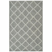 Dynamic Rugs AD695203910 Ava 5 x 8 ft. Grey & Ivory Area Rug