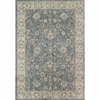 Dynamic Rugs VX693572598 5 ft. 3 in. x 7 ft. 7 in. 3572 Savoy Area Rug, 598 Denim, Grey & Cre