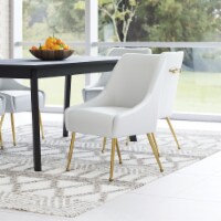 Maxine Dining Chair white & gold